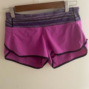 Lulu lemon purple shorts